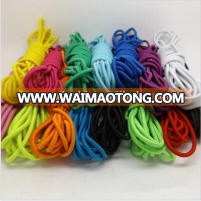 high quality elastic cord cotton shoelaces