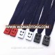 Wholesale Braided Colored personalized thick flat braid hoodie drawstring cord with logo for garments